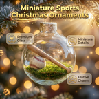 🎁Limited release-🌲Christmas Gift--⚾3D Sports Holiday Ornament（BUY 6 FREE SHIPPING）