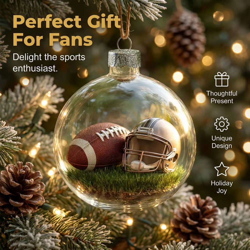 🎁Limited release-🌲Christmas Gift--⚾3D Sports Holiday Ornament（BUY 6 FREE SHIPPING）