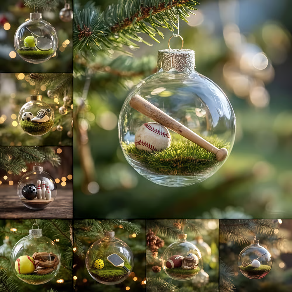🎁Limited release-🌲Christmas Gift--⚾3D Sports Holiday Ornament（BUY 6 FREE SHIPPING）
