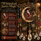 🎄🎐Handmade Christmas Stained Glass Window Hanging