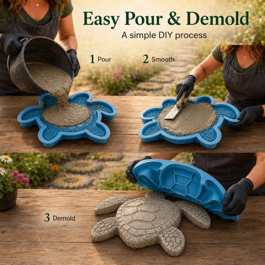 💥 LAST DAY 49% OFF - 🌊 Reusable Ocean Theme Garden Art Mold – Make Your Garden Truly One of a Kind (📦Buy 2 Free Shipping)