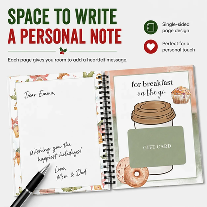 🎄Christmas Gift Card Book