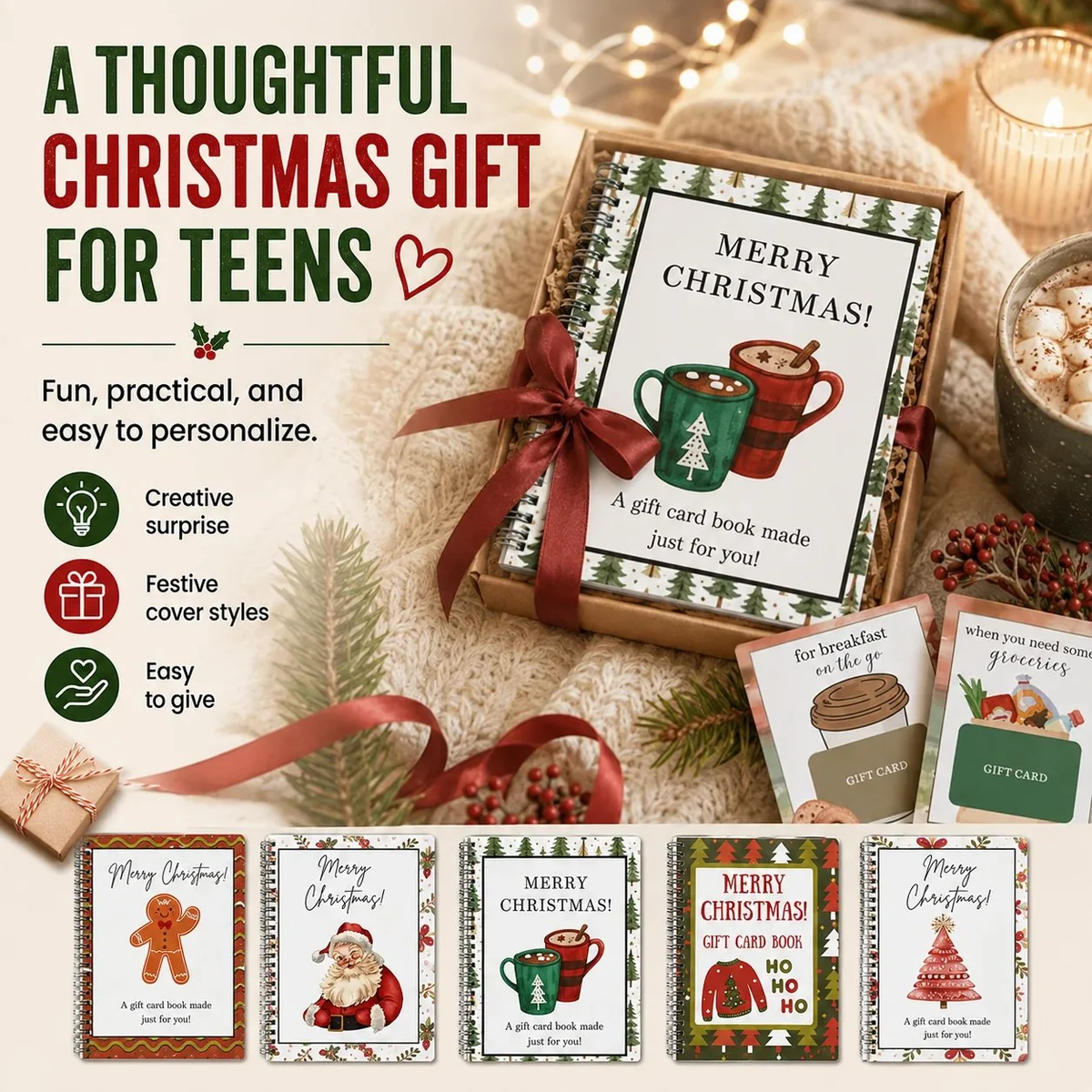 🎄Christmas Gift Card Book