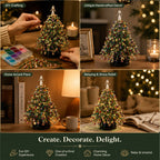 🎄✨ DIY Beaded Christmas Tree Kit – 🎅Create Your Own Sparkling Holiday Decoration