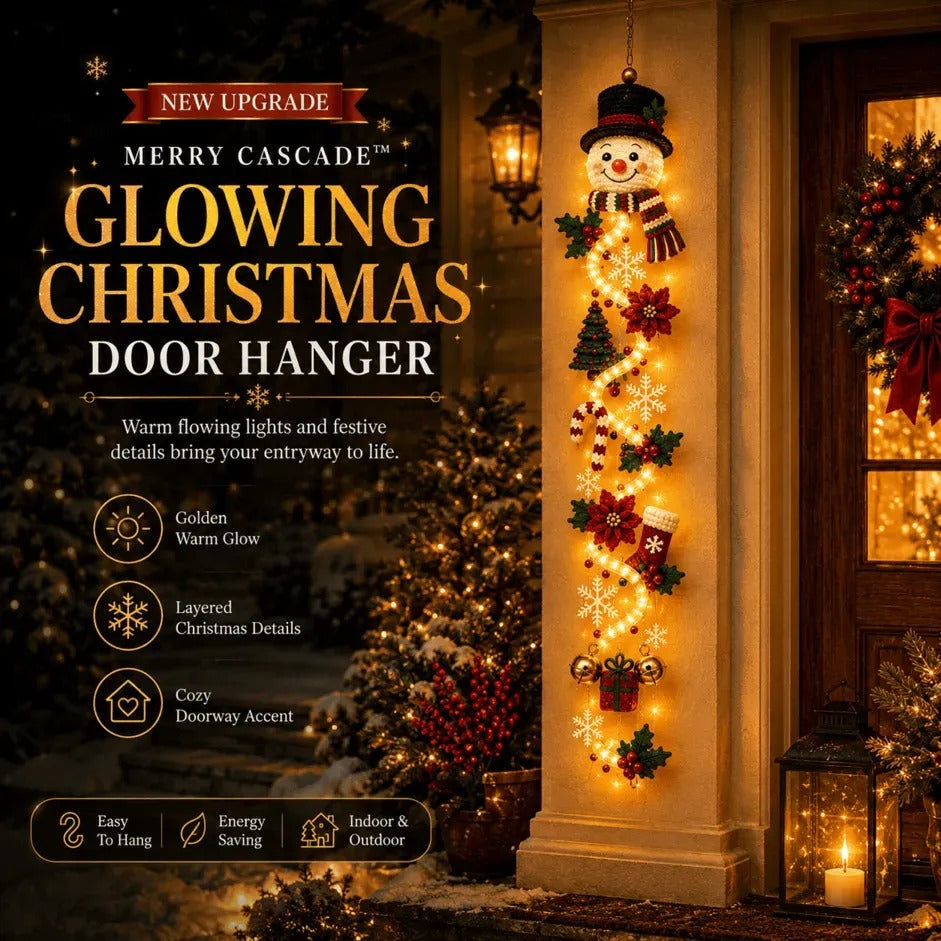 🎄Christmas Magic Glowing Door Hanger